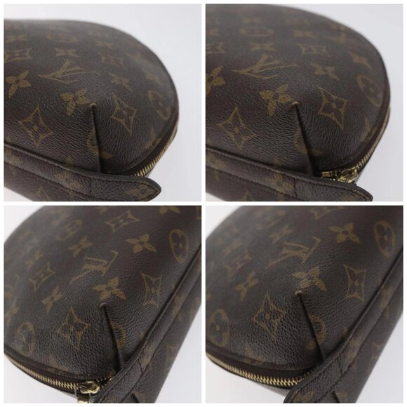 LOUIS VUITTON Monogram Trousse Demi Ronde Cosmetic Pouch M47520 LV Auth bs27472 - Picture 14 of 16